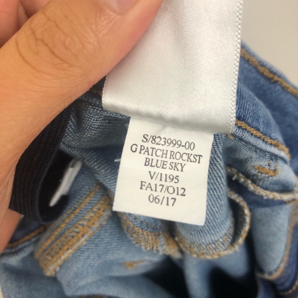 Old Navy G Patch Denim Blue Rockstar Jeggings - Picture 7 of 8